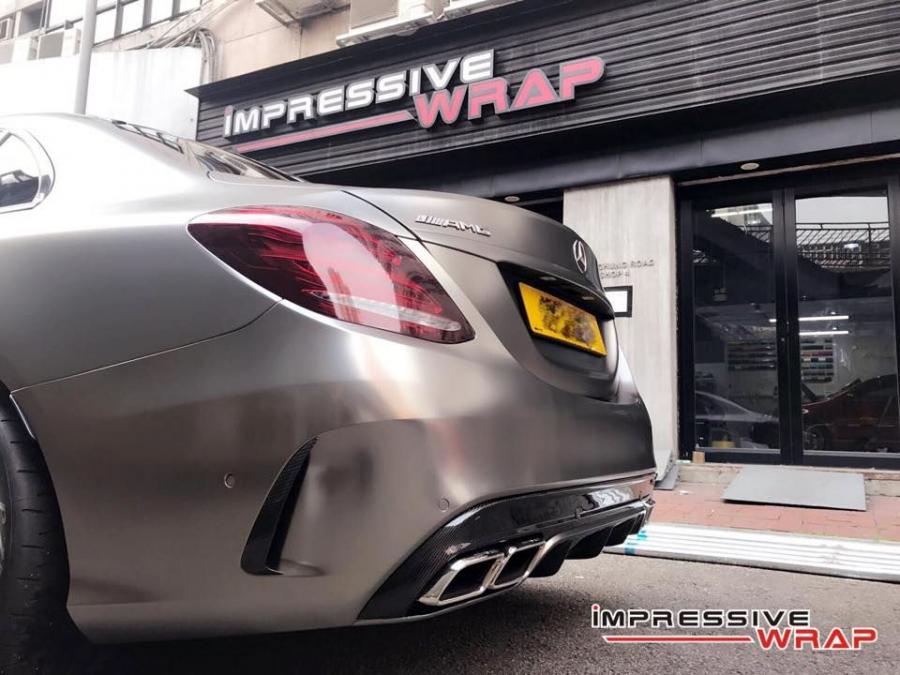 Детали экстерьера Mercedes-AMG C43 by Impressive Wrap 2017 года  (фото 7 из 7)